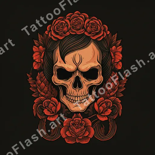 Japanese tattoo design reference for the back