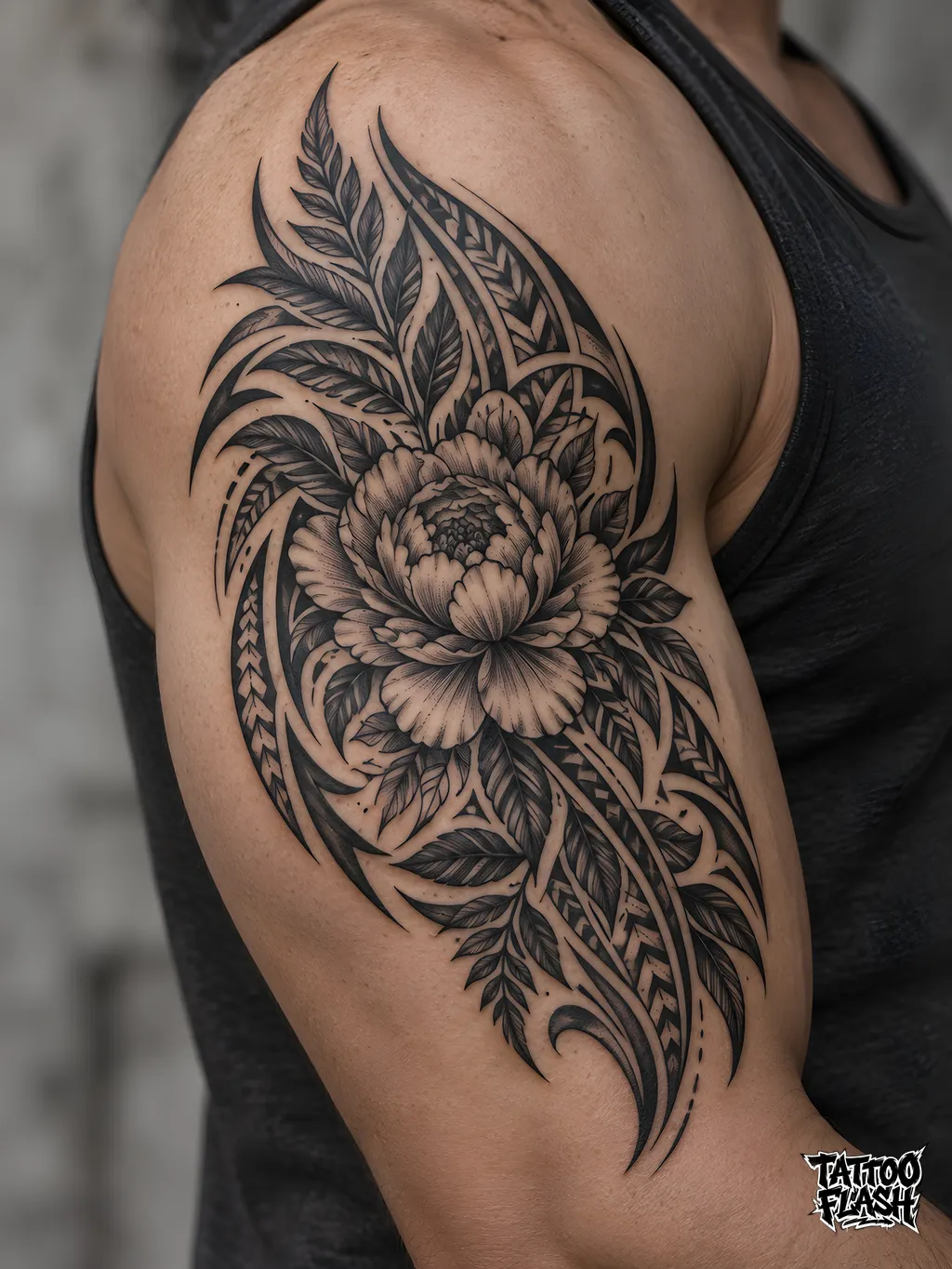 Tribal Bicep tattoo design